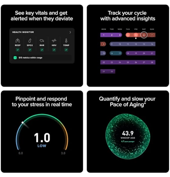 ''Whoop smart peak 5.0 smart watch''